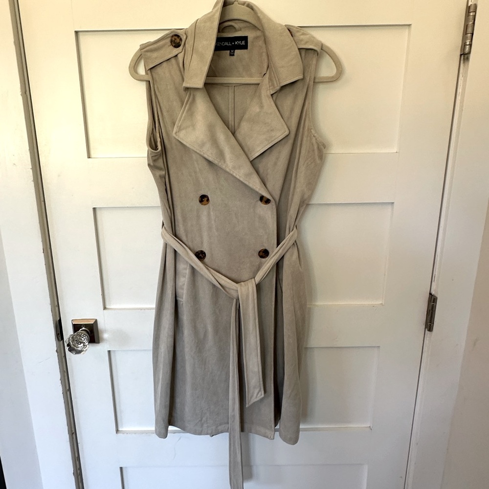 Faux Suede Dress